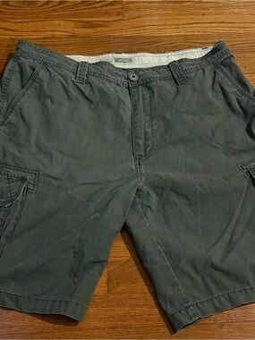 Cargo Olive Green Utility Shorts
